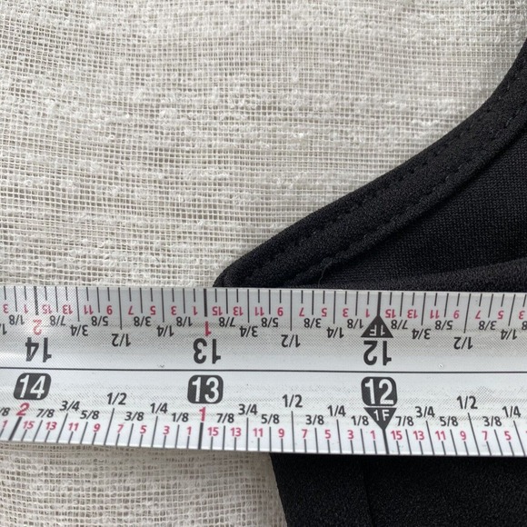 NWT Mi Ami Jumpsuit XXS Wide Leg‎ Black Army Green Cheetah High Neck Paper Bag - Picture 11 of 16